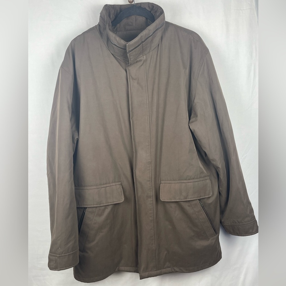 Rainforest Men's Brown Winter Barn Coat with Removable Lining Jacket Size L